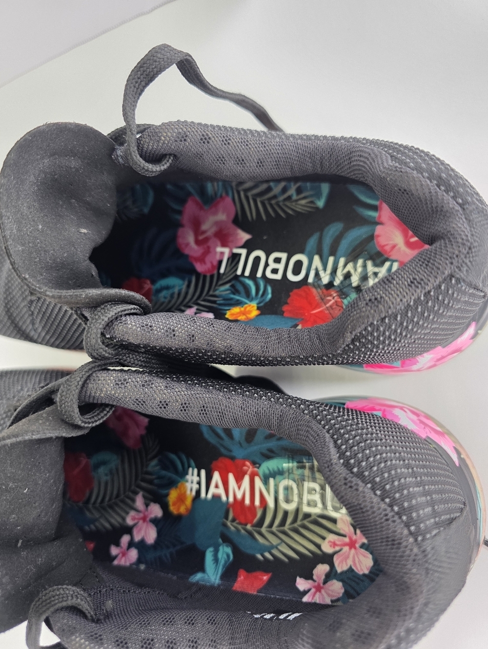 NOBULL Impact Sneaker Men's 9.5 Women's 11 Trainer SuperFabric Midnight Tropical - Picture 14 of 16